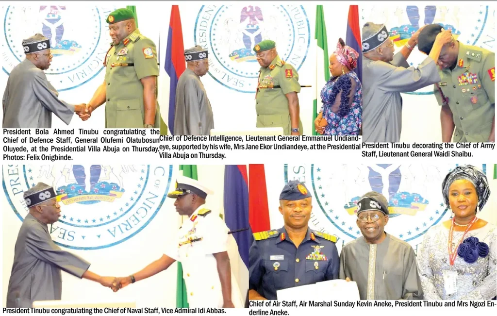 Tinubu Service Chiefs Tinubu Service Chiefs