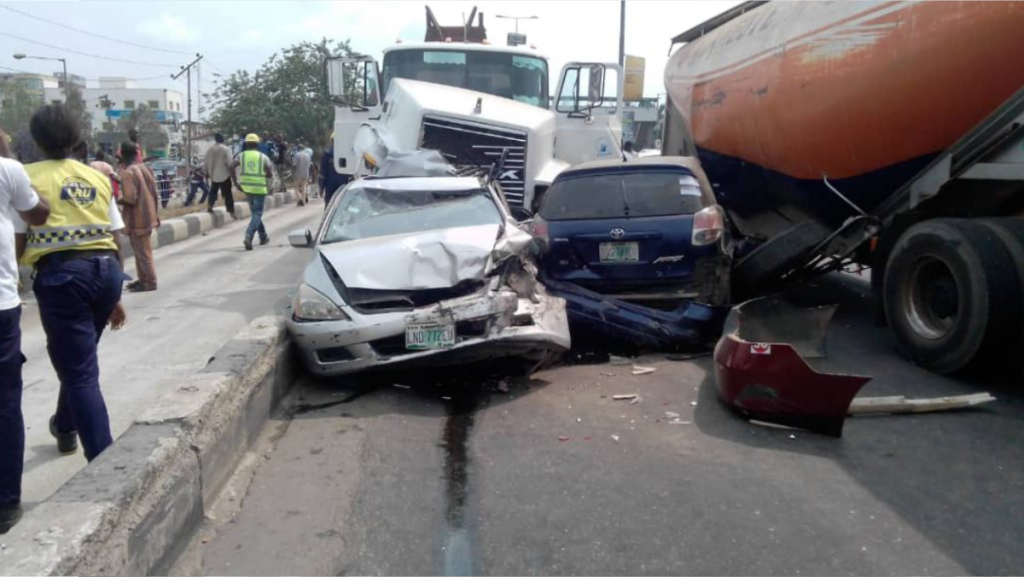 Trucks And Car Crash Trucks And Car Crash