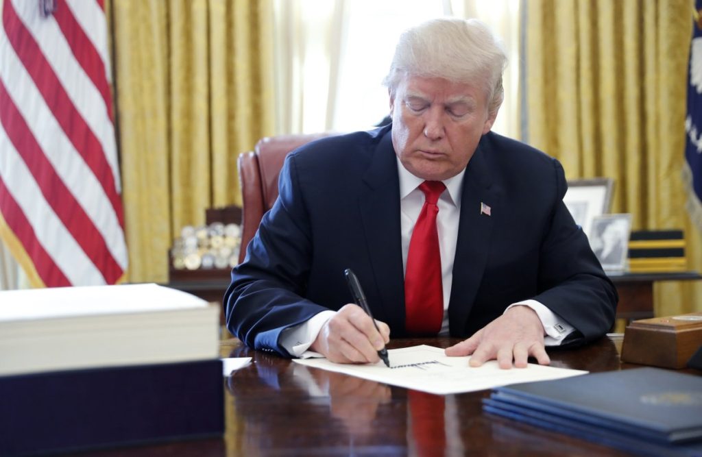 Trump Signs Landmark Policy Bill