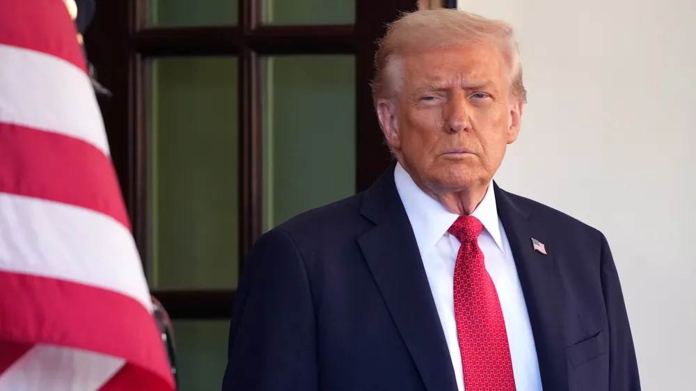 Trump Insists He Can Strike Boats Without Declaring War Getty 1761322436 Trump Insists He Can Strike Boats Without Declaring War Getty 1761322436