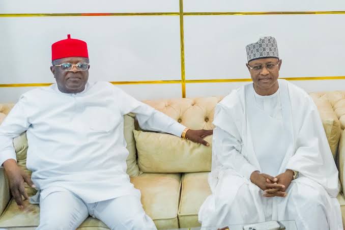 Works Minister Umahi And Kaduna Governor Uba Sani Met In Abuja Agreed To Expedite Completion Of The E282A6754Bn Abujae28093Kadunae28093Kano Highway. 1