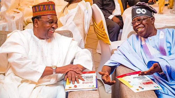 Yakubu Gowon And Bola Tinubu