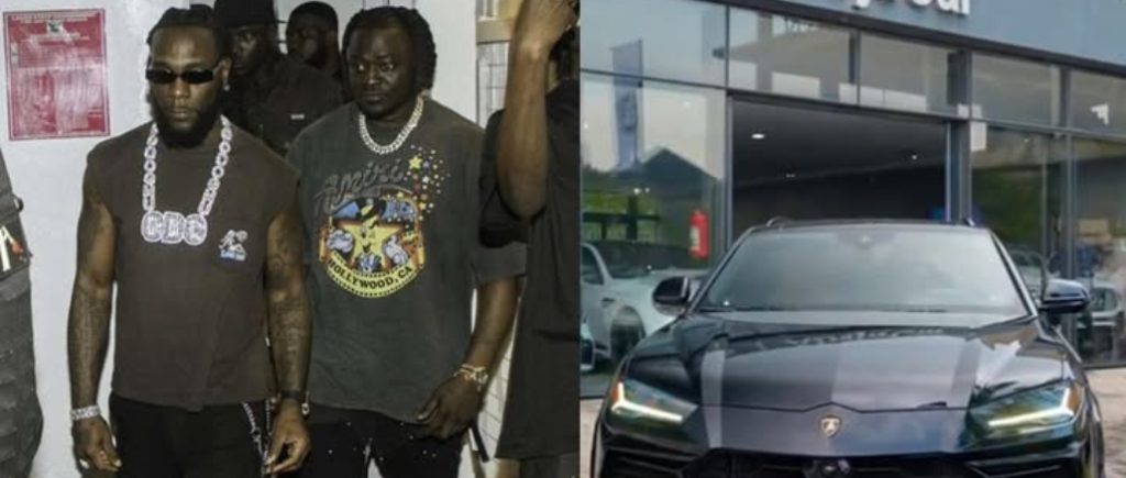 Burna Boy Friend Car