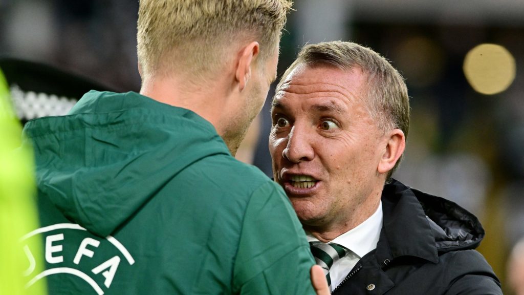 Celtic Head Coach Brendan Rodgers 1028323554