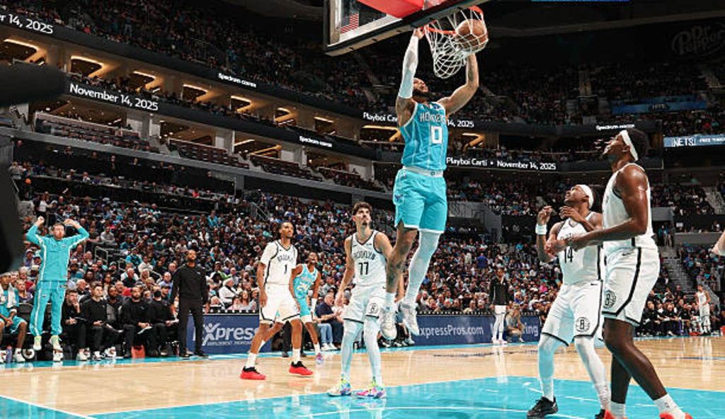 Charlotte Nc Miles Bridges Of The Charlotte Hornets Dunks The Ball During The Game Against Charlotte Nc Miles Bridges Of The Charlotte Hornets Dunks The Ball During The Game Against