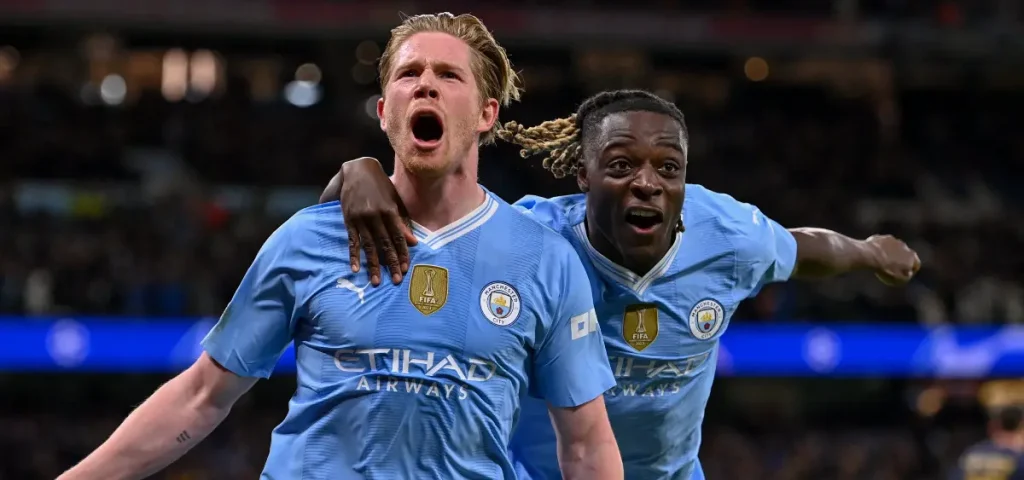 De Bruyne Doku Manchester City 18 04 2024