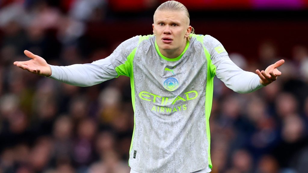 Erling Haaland Manchester City Reacts 1034086914 Erling Haaland Manchester City Reacts 1034086914