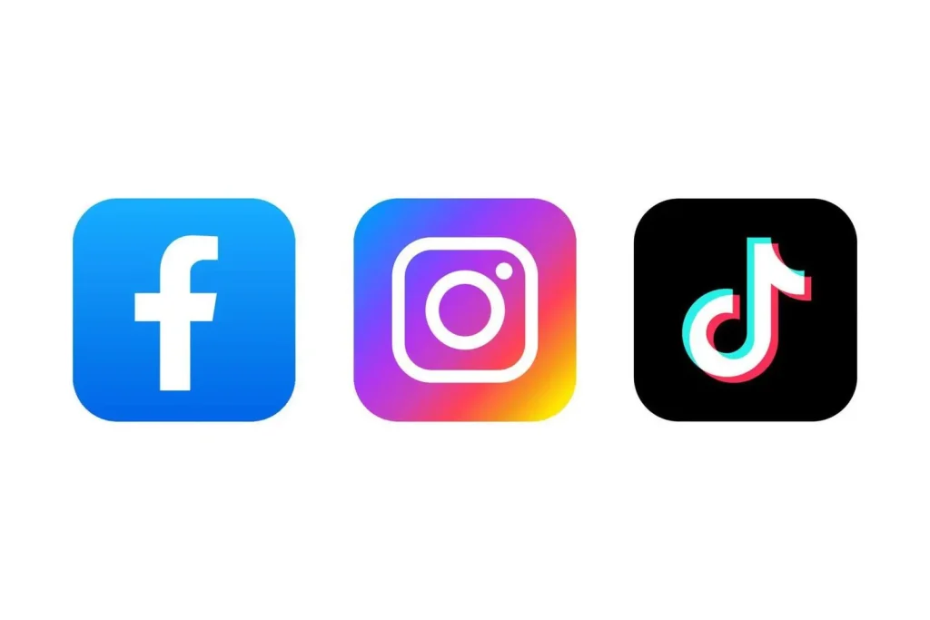 Facebook Instagram And Tiktok Icon Free Vector Facebook Instagram And Tiktok Icon Free Vector