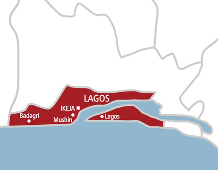 Lagos Map