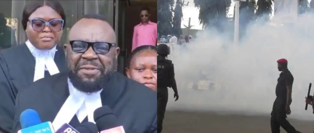 Lawyer Tear Gas
