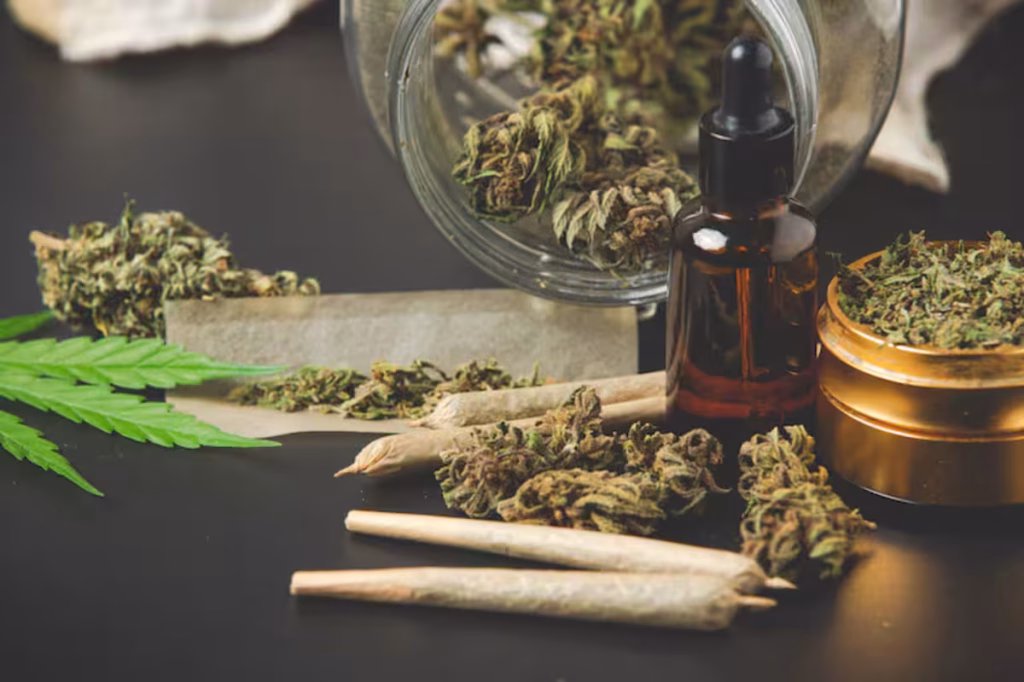 Marijuana Buds With Marijuana Jo