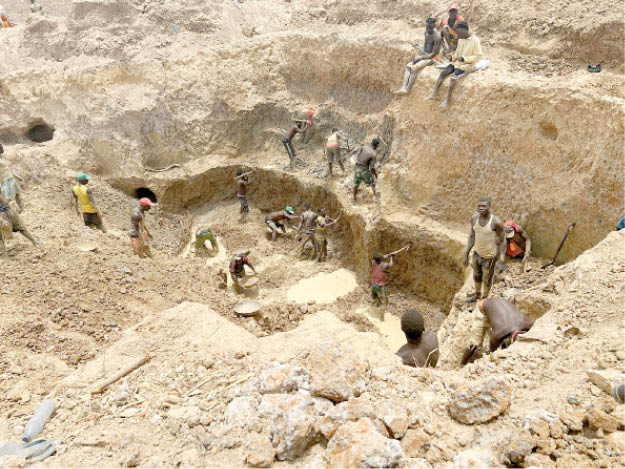 Mining Site In Birnin Gwari Mining Site In Birnin Gwari