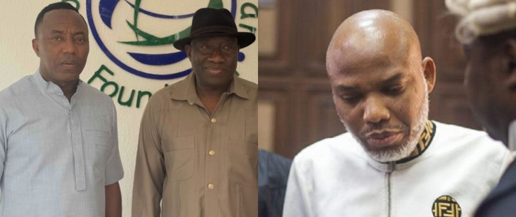 Nnamdi Kanu Sowore Jonathan