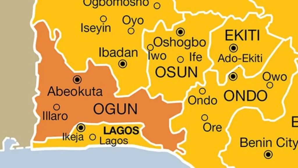 Ogun Map Ogun Map