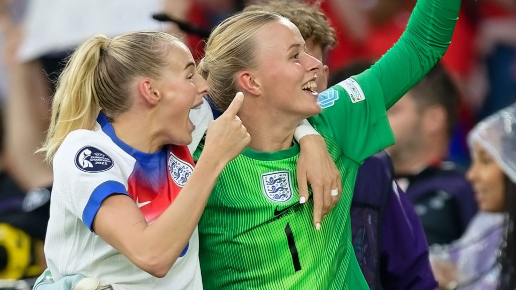 Skysports Chloe Kelly Hannah Hampton 6975592 Skysports Chloe Kelly Hannah Hampton 6975592
