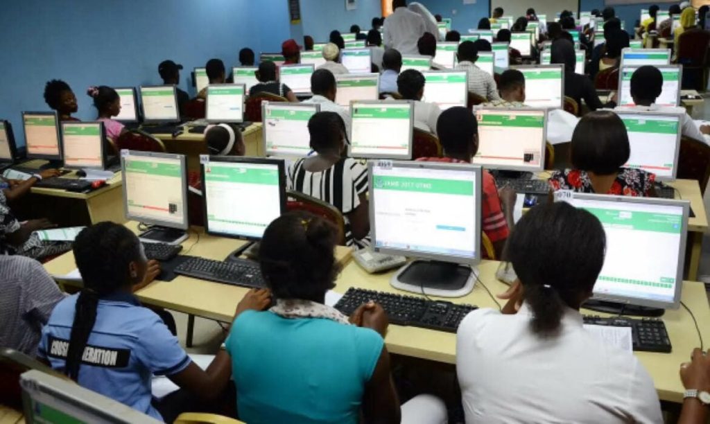 Students Writing Cbt Examinations Jamb