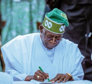 Tinubu Signs