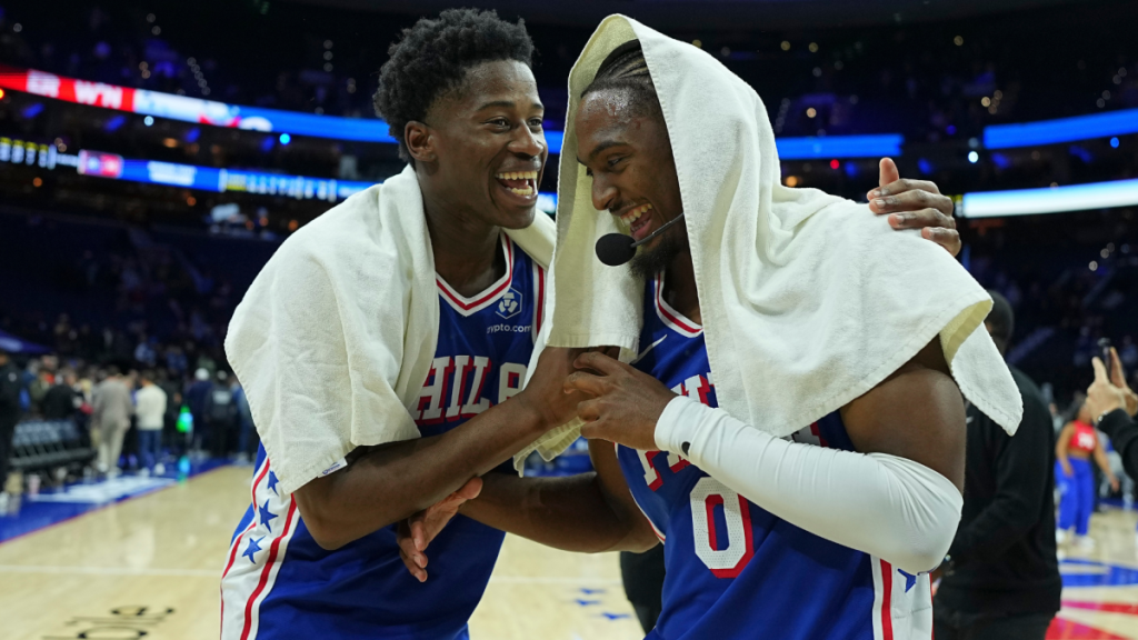 Tyrese Maxey Vj Edgecombe 76Ers Getty