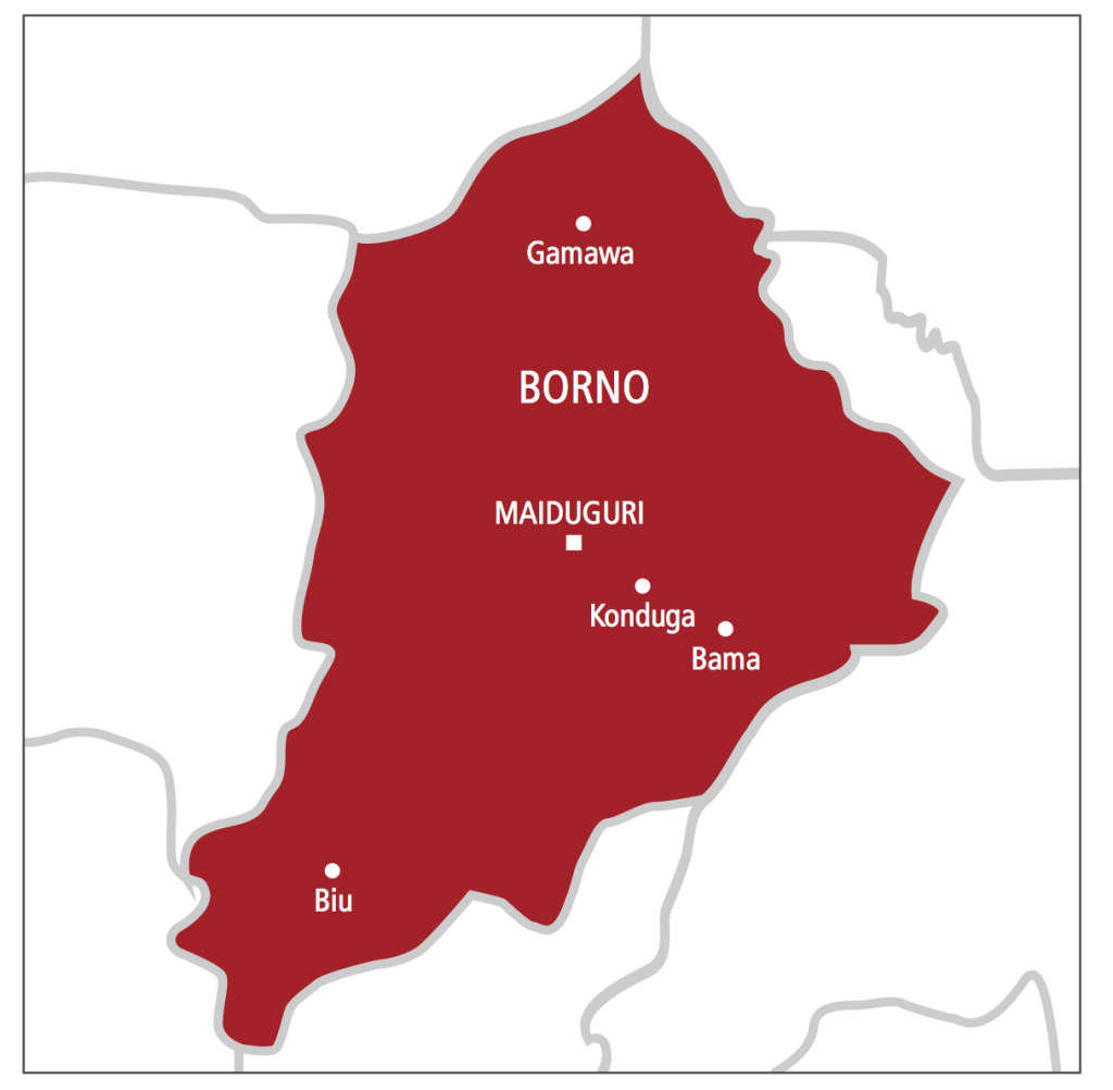 Borno Map Borno Map