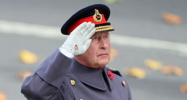 Britains King Charles Iii Salutes Britains King Charles Iii Salutes