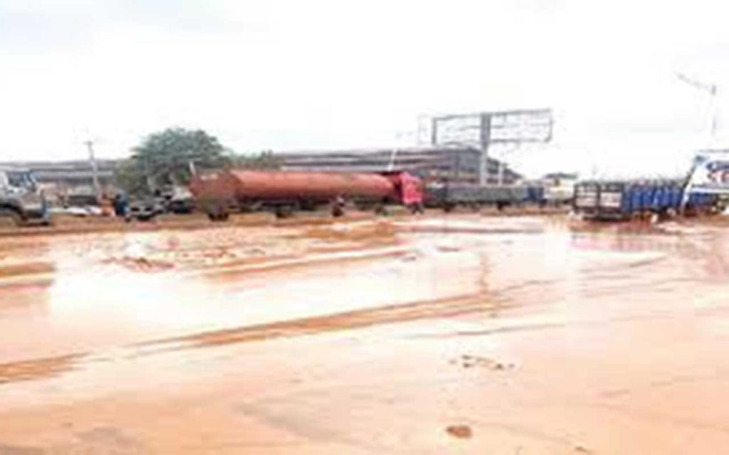 Collapsed Benin Asaba Road Collapsed Benin Asaba Road