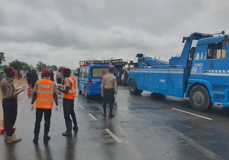 Frsc Rescue Team At Crash Scene