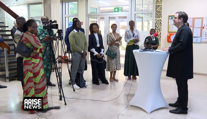 German Consul General Daniel Krull Addresses The Press