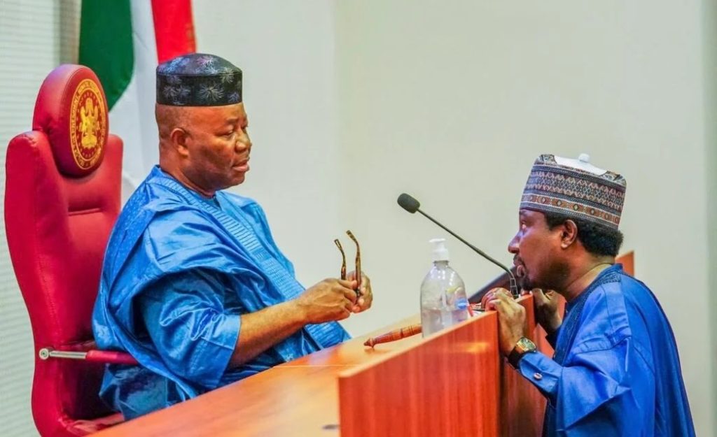 Godswill Akpabio And Jibrin Barau Godswill Akpabio And Jibrin Barau