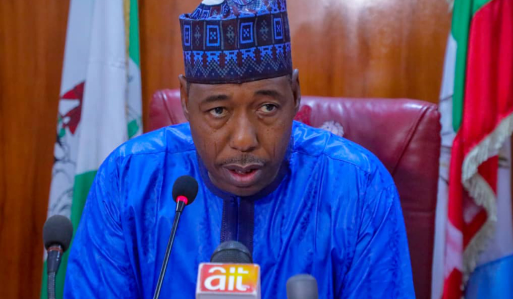 Governor Of Borno State Babagana Zulum