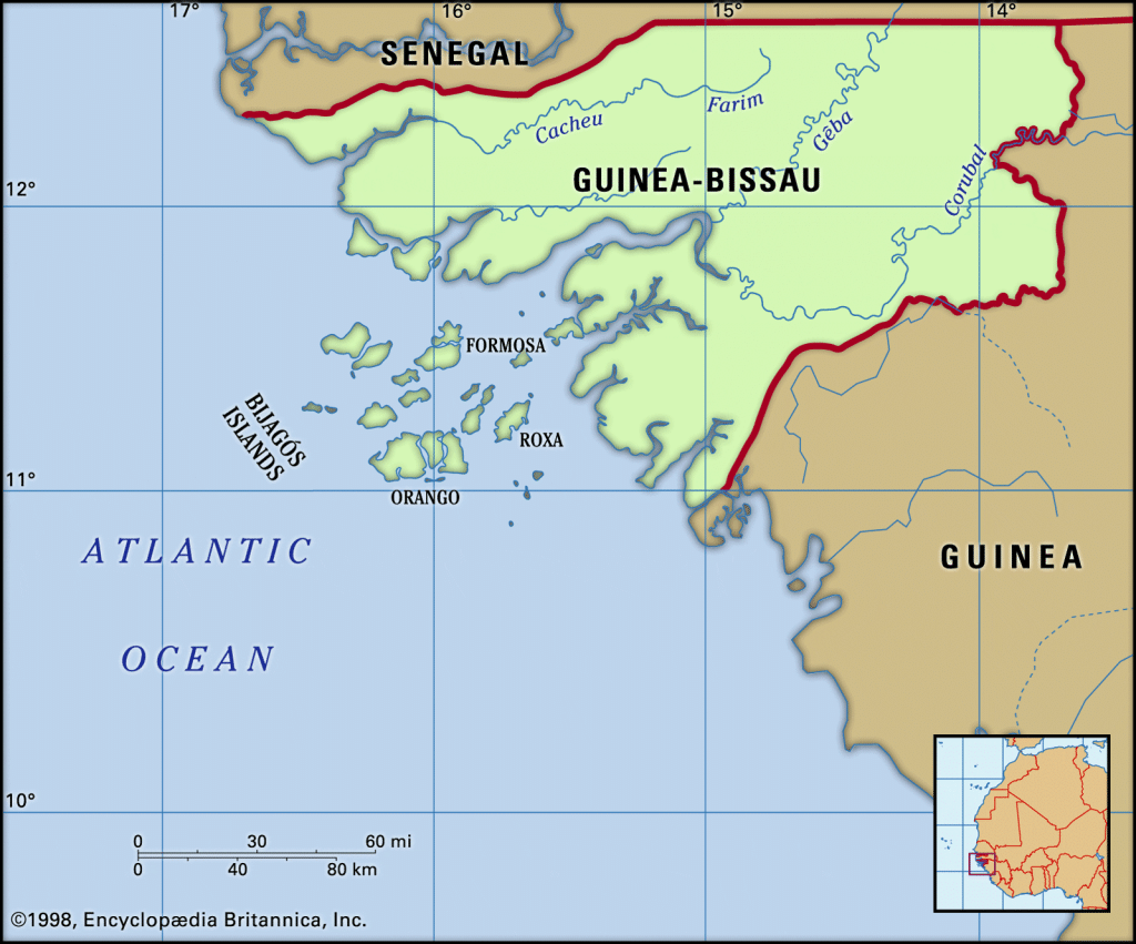 Guinea Bissau Map