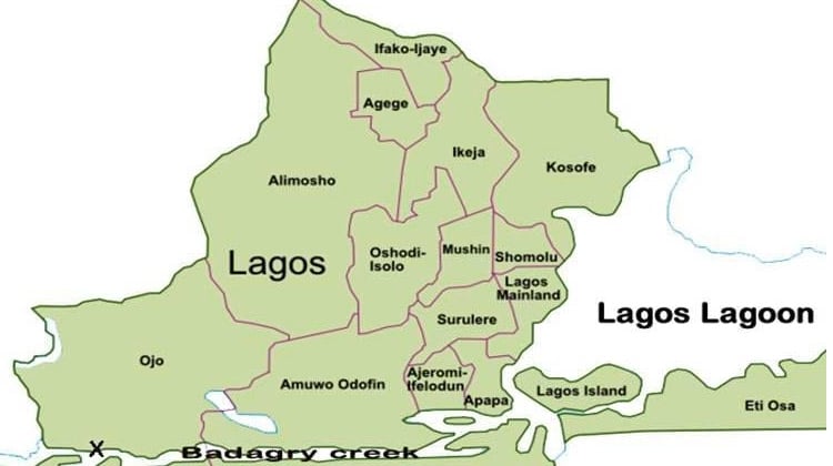 Lagos Map