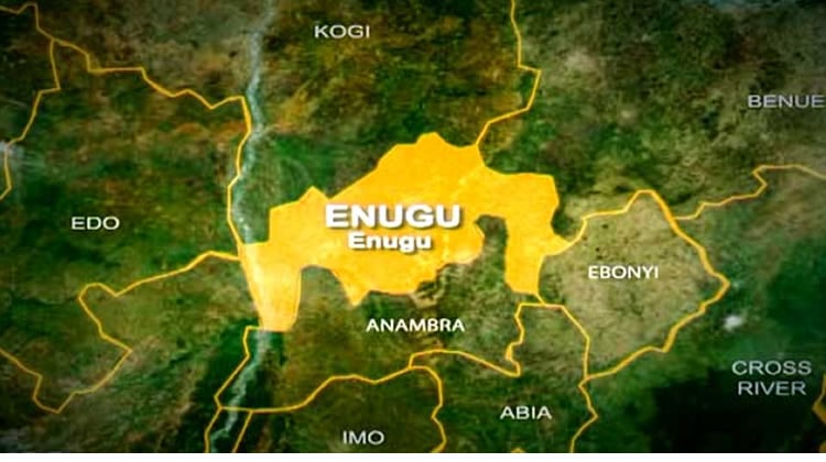 Map Of Enugu State Map Of Enugu State