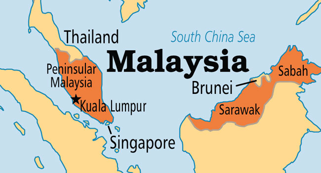 Map Of Malaysia