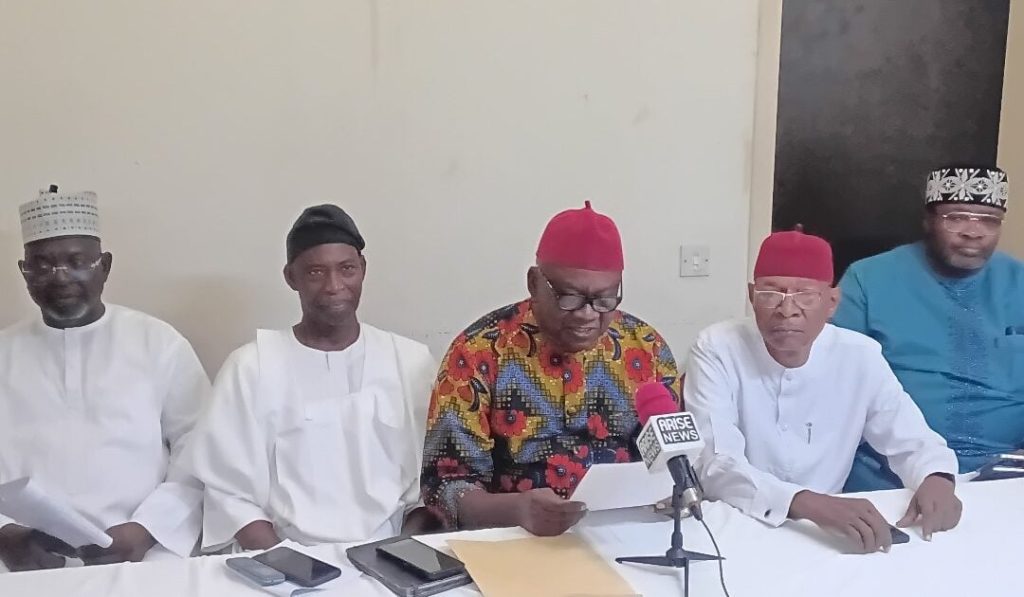 Members Of The Former Anpp Bloc At The Press Conference In Abuja On Monday.2 1080X630 1
