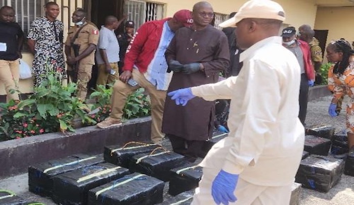 Ndlea Us And Uk Anti Drug Agencies Collaborate To Unravel Cartel Behind Importation Of Over 1000Kg Cocaine Recovered At Lagos Port