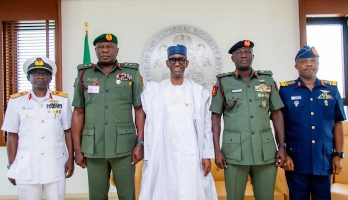 Nsa Ribadu Meets Security Chiefs Over Trump Threat Of Us Military Action In Nigeria Nsa Ribadu Meets Security Chiefs Over Trump Threat Of Us Military Action In Nigeria
