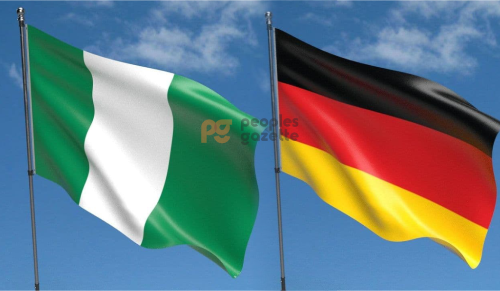 Nigerian And German Flags