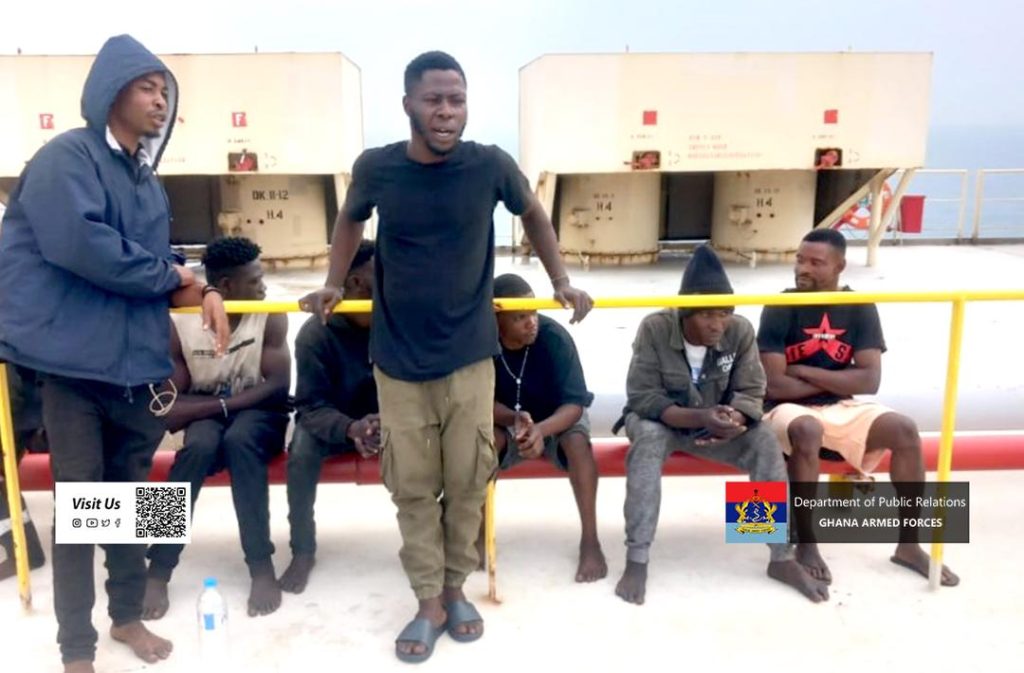 Nigerians Arrested By Ghana Navy Nigerians Arrested By Ghana Navy