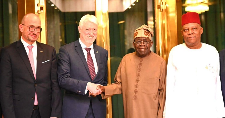 President Tinubu Vp Shettima Dietmar Siersdorfer