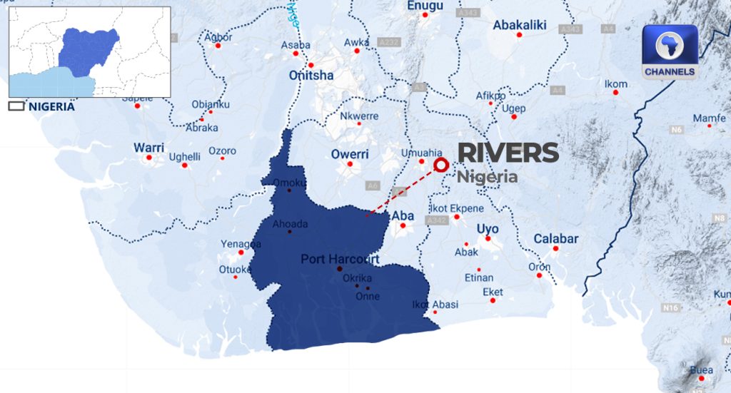 Rivers State Map Hd