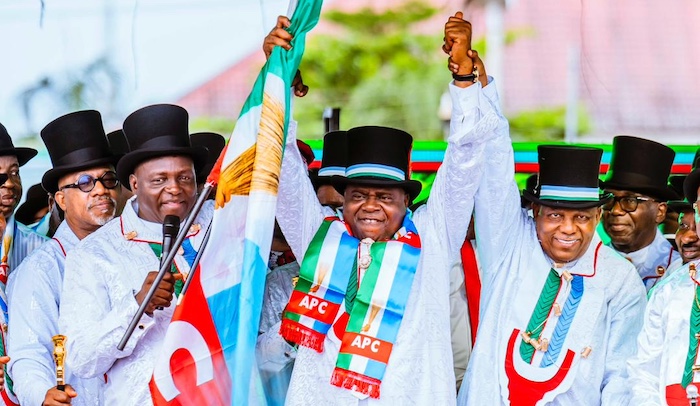 Shettima Welcomes Governor Diri Pdp Defectors To Apc Hails Bayelsas Choice Of National Unity