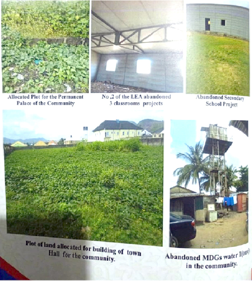 Some Of The Abandoned Projects In The Community