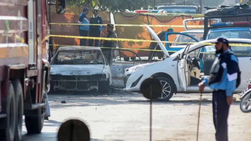 Suicide Bombing Scene In Thailand