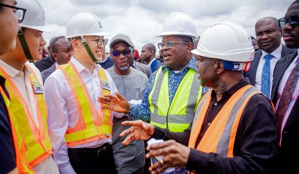 The Governor Minister And Officials Of Ccecc Nig. Limited At The Section Iv Of The Enugu Port Harcourt Expressway 1080X630 1