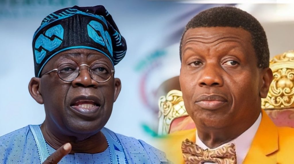 Tinubu And Pastor Adeboye Tinubu And Pastor Adeboye