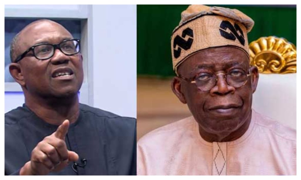 Tinubu And Peter Obi Tinubu And Peter Obi