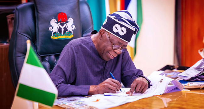Tinubu Signing Tinubu Signing