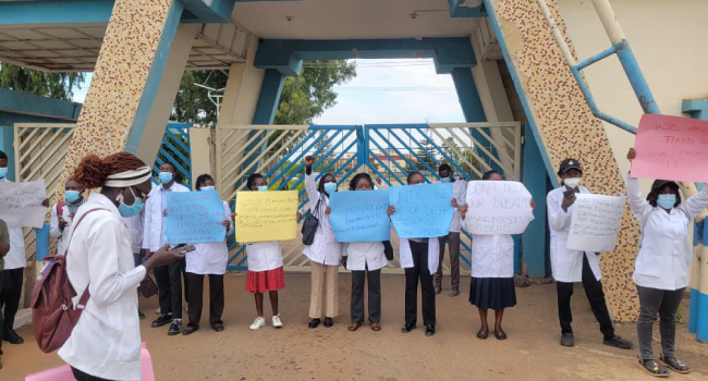 Unijos Dental Students Protest Unijos Dental Students Protest