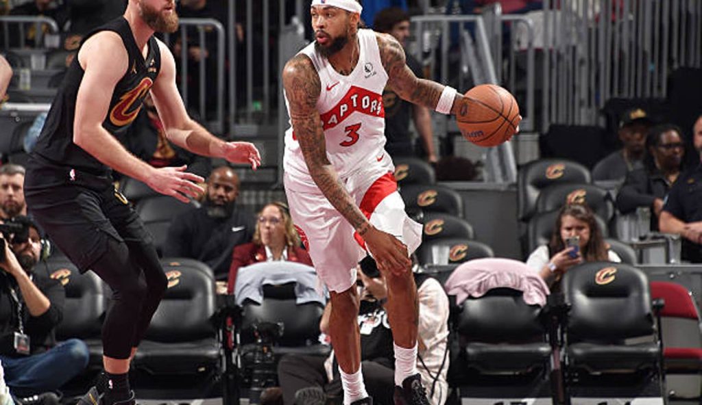 Cleveland Oh Brandon Ingram Of The Toronto Raptors Drives To The Basket During The Game