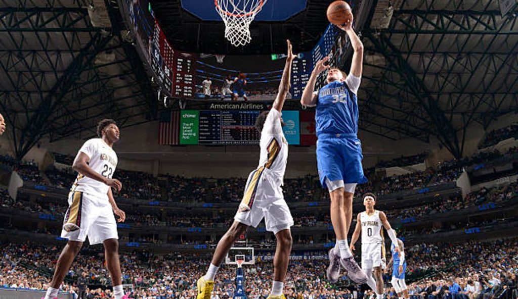 Dallas Tx Cooper Flagg Of The Dallas Mavericks Drives To The Basket During The Game Against